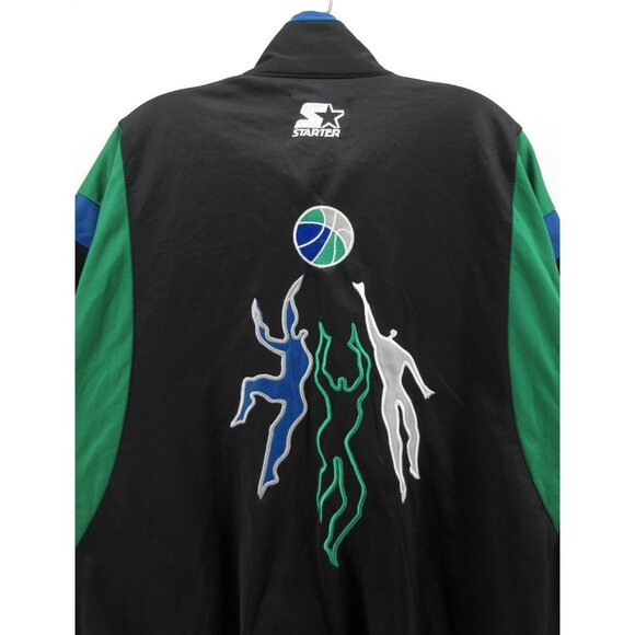 VINTAGE NBA Jacket Large Sprite Starter Promo Basketball Warm Up 90s - Picture 9 of 12